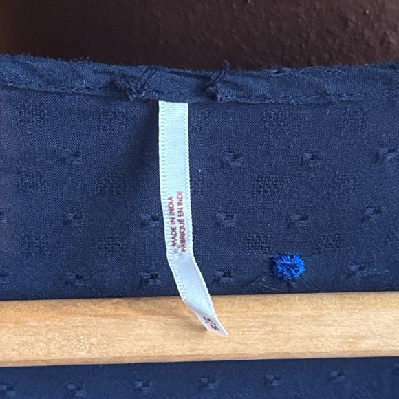 Embroidered Free People Peasant Top - Picture 5 of 5